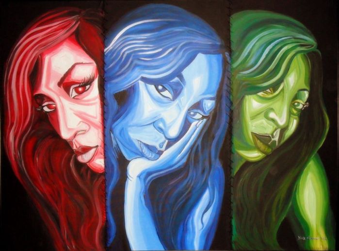 Emotional by Nina Fabunmi, 4x3ft, Acrylic on Canvas, 2011